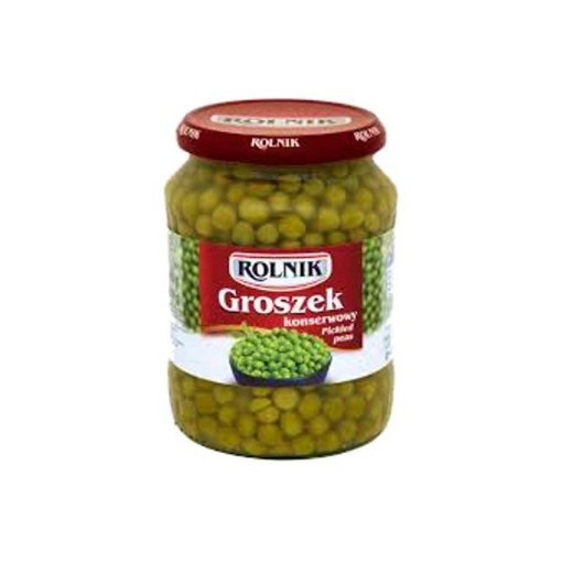 Picture of CLEARANCE-Green Peas Rolnik Jar 720g