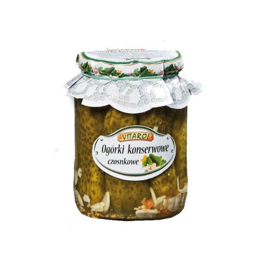 Picture of CLEARANCE-Pickles with Garlic Vitarol Jar 650g