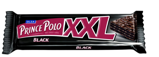 Picture of CLEARANCE-Waffle Prince Polo Black XXL Mondelez 50g