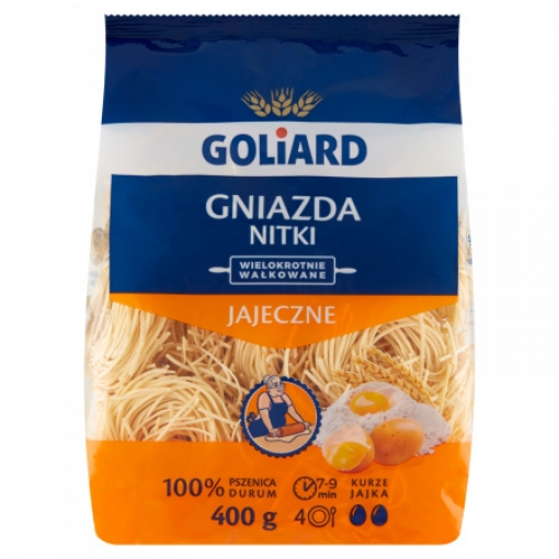 Picture of CLEARANCE-Pasta Noodles Nitka Nest Goliard 400g