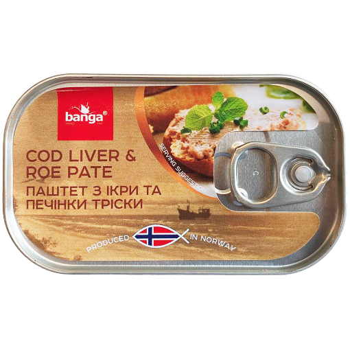 Picture of Cod Liver Pate Banga Can 120g