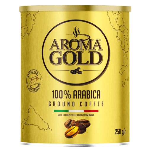 Picture of CLEARANCE-Coffee Ground 100% Arabica Aroma Gold 250g