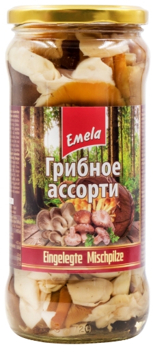 Picture of Pickled Mushrooms Emelya Assorted 720ml 