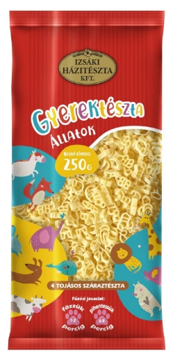 Picture of Pasta Homemade 4 Eggs Zoo Animals for Kids 250g