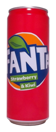 Picture of Soft Drink Strawberry & Kiwi Fanta 330ml