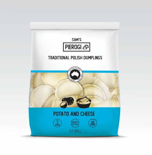 Picture of Pierogi Potato & Cheese Sam's 800g - PICK UP ONLY FROM AUCKLAND SKAZKA STORE. CAN NOT BE DISPATCHED WITH COURIER 