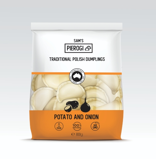 Picture of  Pierogi Potato & Onion Sam's 800g - PICK UP ONLY FROM AUCKLAND SKAZKA STORE. CAN NOT BE DISPATCHED WITH COURIER