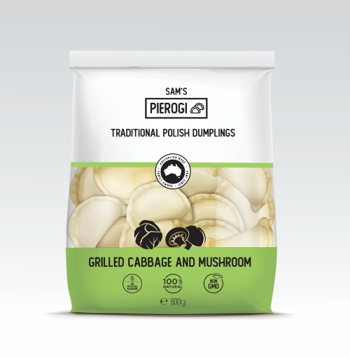 Picture of Pierogi Cabbage & Mushroom Sam's  800g - PICK UP ONLY FROM AUCKLAND SKAZKA STORE. CAN NOT BE DISPATCHED WITH COURIER 