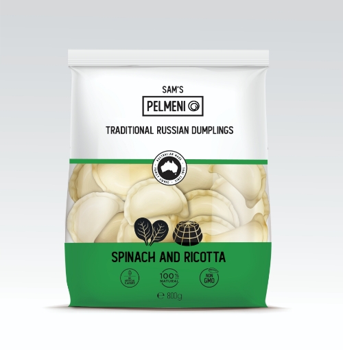 Picture of Pierogi Cheese & Spinach Sam's 800g - PICK UP ONLY FROM AUCKLAND SKAZKA STORE. CAN NOT BE DISPATCHED WITH COURIER