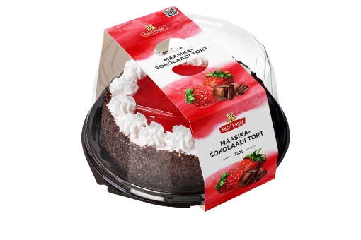 Picture of Cake Strawberry with Chocolate Eesti Pagar 730g