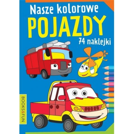 Picture of Coloring Book Colored Vehicles gazeta