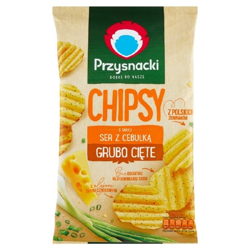 Picture of CLEARANCE: Chips With Cheese & Onion Przysnacki 135g