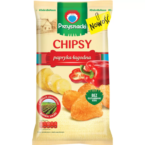 Picture of Chips with Paprika Przysnacki 135g