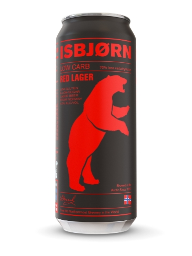 Picture of Beer Red Lager Low Carb Isbjorn 4.5% 500ml