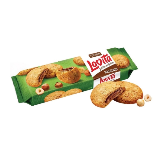 Picture of Biscuits wth Soft Cream Hazelnut Filling Lovita Rochen 127g 