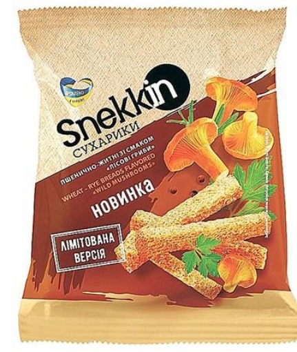 Picture of Croutons Forest Mushroom flavor Snekkin 70g