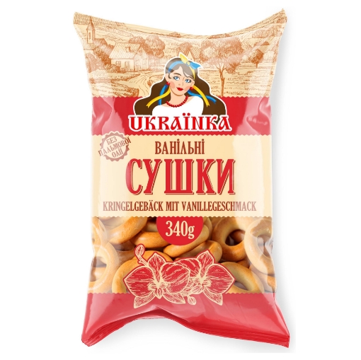 Picture of Ring Crackers  Vanilla Flavour Ukrainka 340g