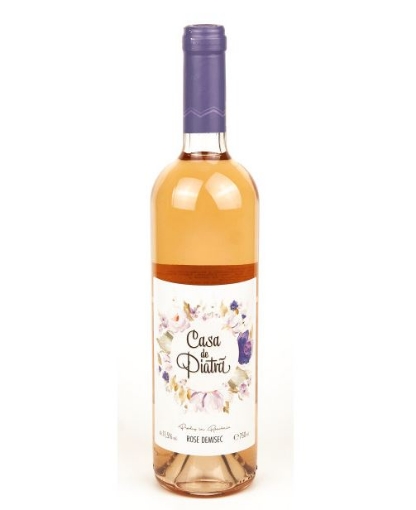 Picture of Wine Rose Semi-Dry Casa de Piatra Cotnari 11% 750ml