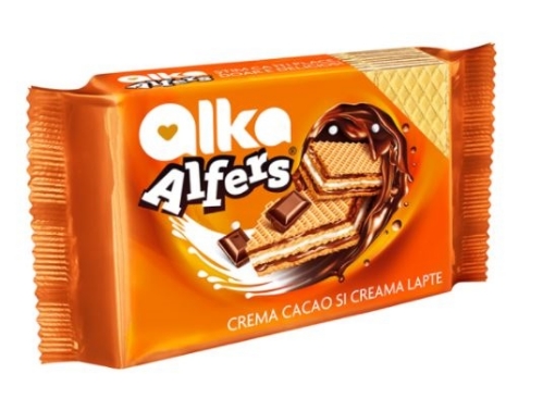 Picture of Waffles Cocoa-Milk Cream Alfers Alka 170g