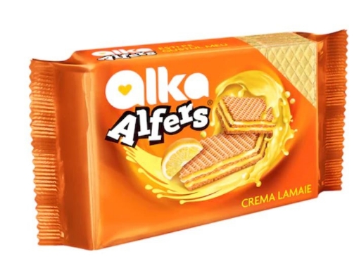 Picture of CLEARANCE-Waffles with Lemon Cream Flavour RO Alka Alfers 170g