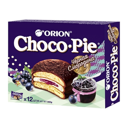 Picture of Cake Mini with Black Currant Flavour Choco Pie 360g