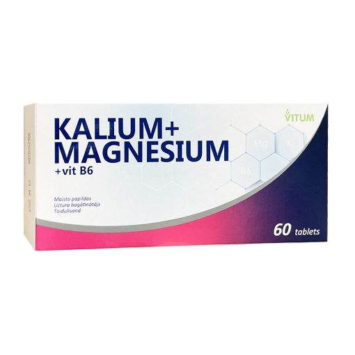 Picture of Potassium+Magnesium+Vitamin B6 Vitum 10g