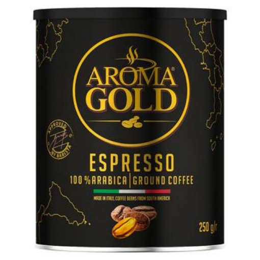 Picture of Coffee Espresso Ground Aroma Gold 250g