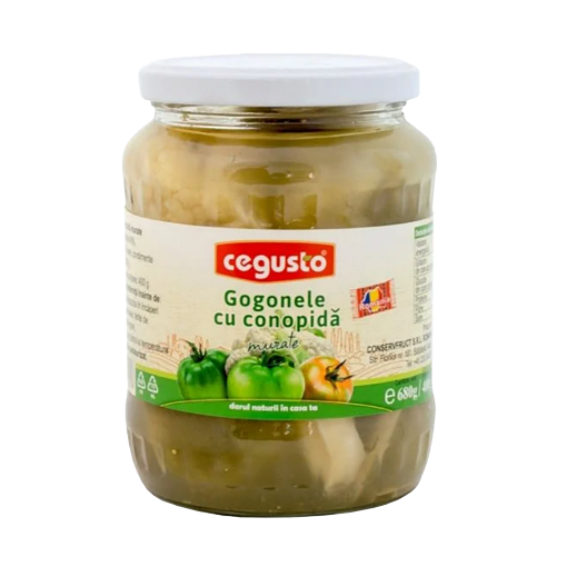 Picture of Pickled Tomatoes Green with Cauliflower (salted) Jar 680g