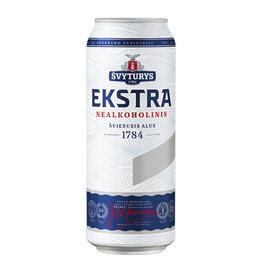 Picture of Beer Lager EKSTRA 0% Can 500ml