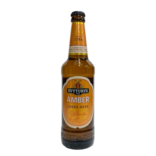 Picture of Beer Amber Svyturys 4.6% Bottle 500ml