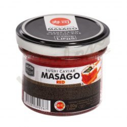 Sushi Caviar Masago RED Sudrab Linis Jar 80g