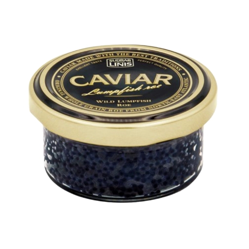 Picture of Caviar Wild Lumpfish Roe Black Sudrab Linis Jar 50g