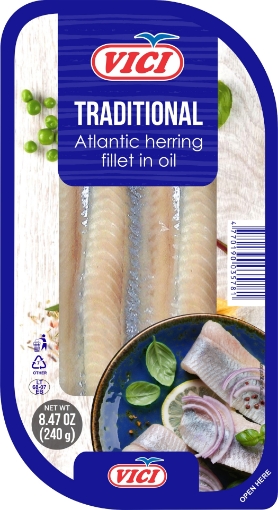 Picture of BEST DEAL: Herring Fillet in Oil Traditional VICI 240g - 5-pack