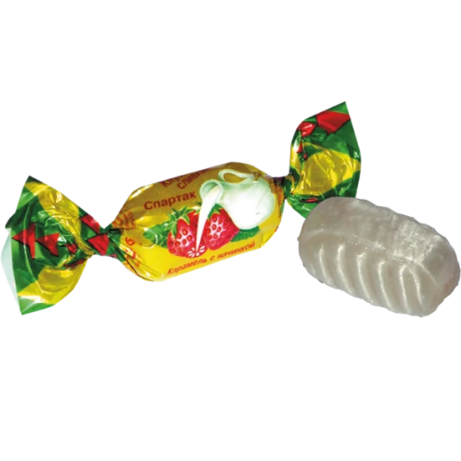 Picture of Candies Caramel Strawberry with Cream Spartak