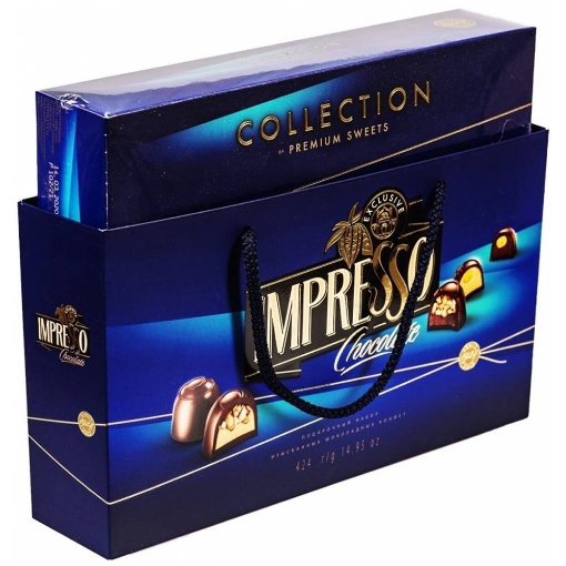 Picture of Chocolate Candies Impresso Premium Blue Design Spartak 424g