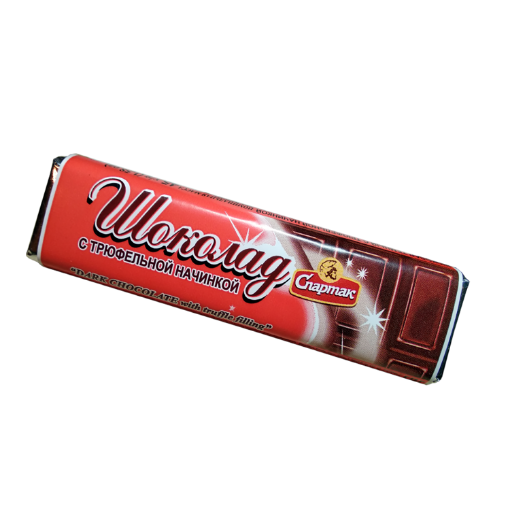 Picture of Chocolate Bar Dark with Truffle Filling Spartak 45g