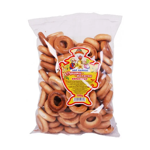 Picture of Crackers Rings Vanilla Flavor Malutka Tea for Two 500g