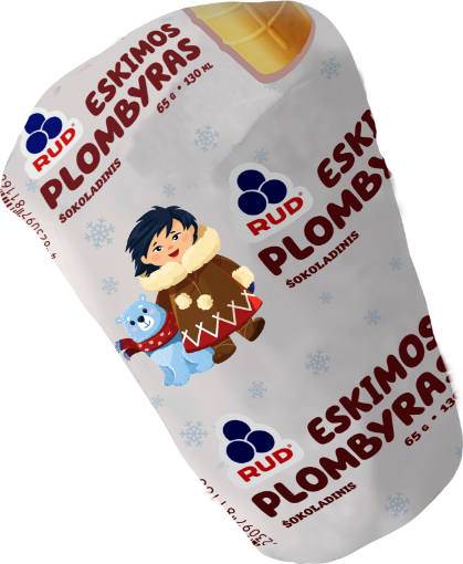 Picture of Ice Cream ESKIMOS Plombir Chocolate 65g PICK UP ONLY FROM AUCKLAND SKAZKA STORE. CAN NOT BE DISPATCHED WITH COURIER