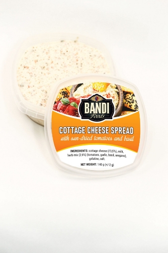 Picture of Cottage Cheese Spread with Sun-Dried Tomatoes and Basil Bandi 140g