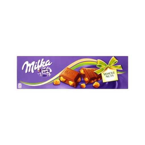 Picture of Chocolate with Whole Hazelnuts Milka 250g