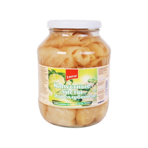 Picture of CLEARANCE-Cabbage Marinated Leaves Emelya Jar 1.7L 