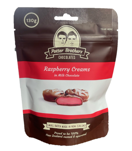 Picture of Chocolate milk with Raspberry Cream e Potter Brothers 130g